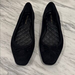 Veronica Beard Beatrix  black suede ballet flats size 7